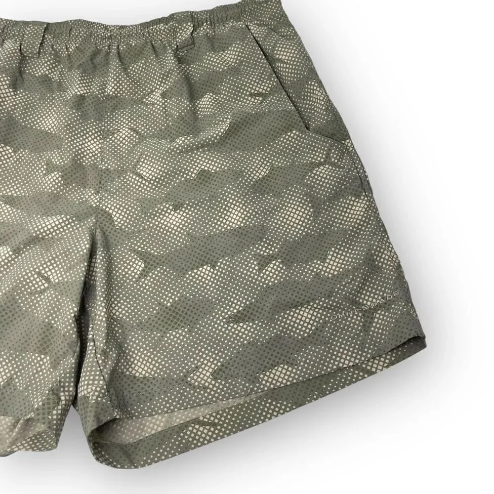 Columbia PFG Swim Trunks Fish Camo 8” Inseam Omni Shade Men Size Small No Liner